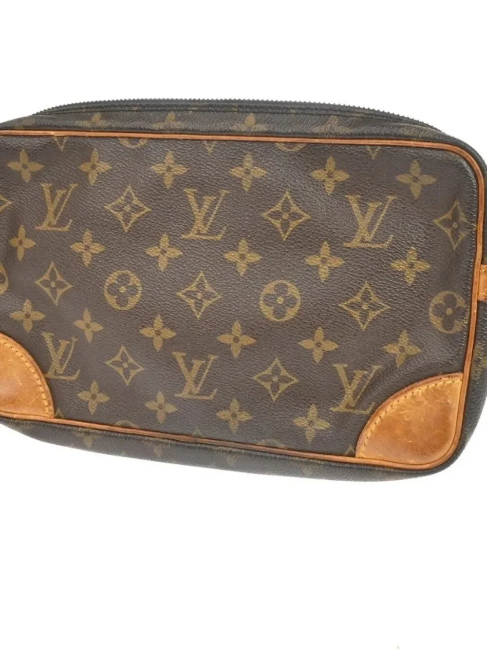 LOUIS VUITTON MARLY DRAGONNE GM CLUCTH BAG PURSE M51825 SL0952 BQ02156
